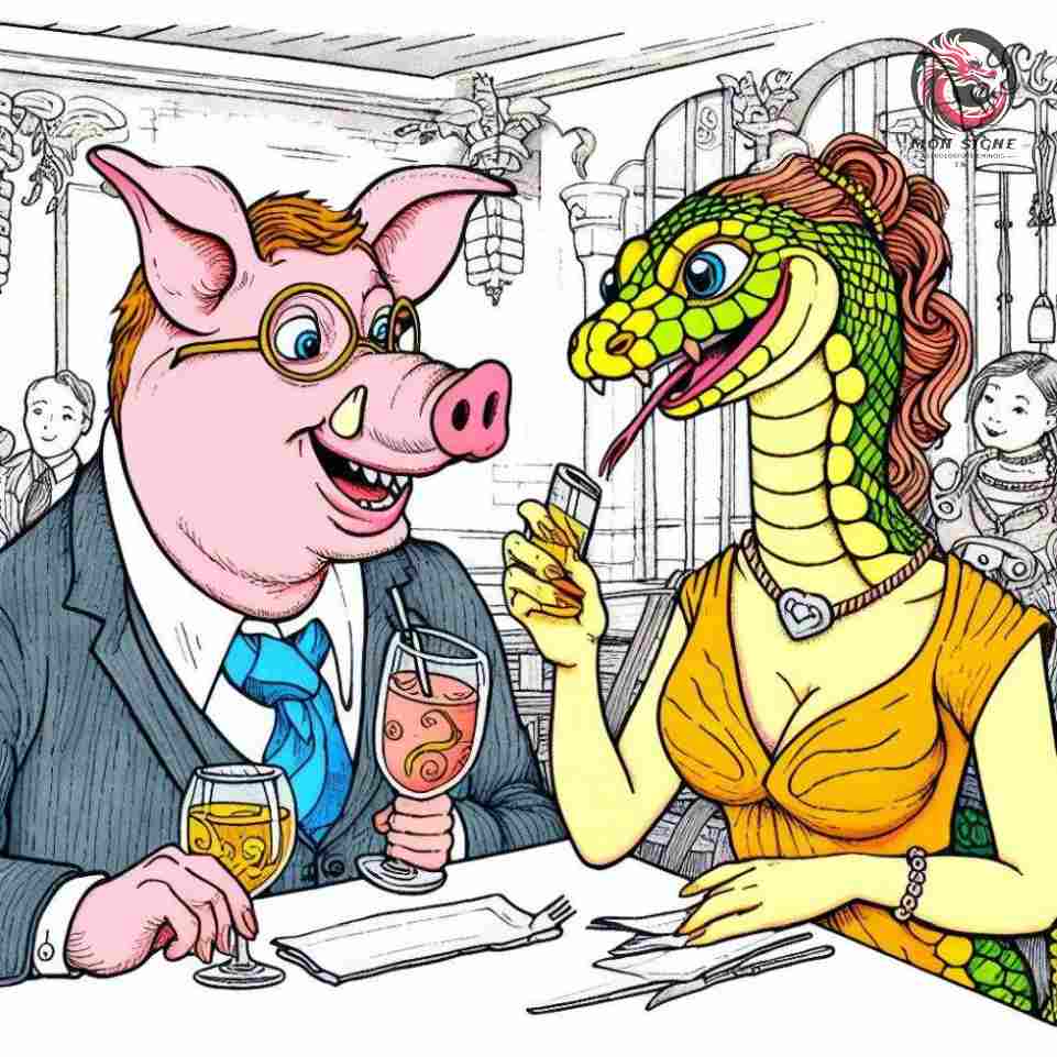 Compatibilité Homme Cochon et Femme Serpent