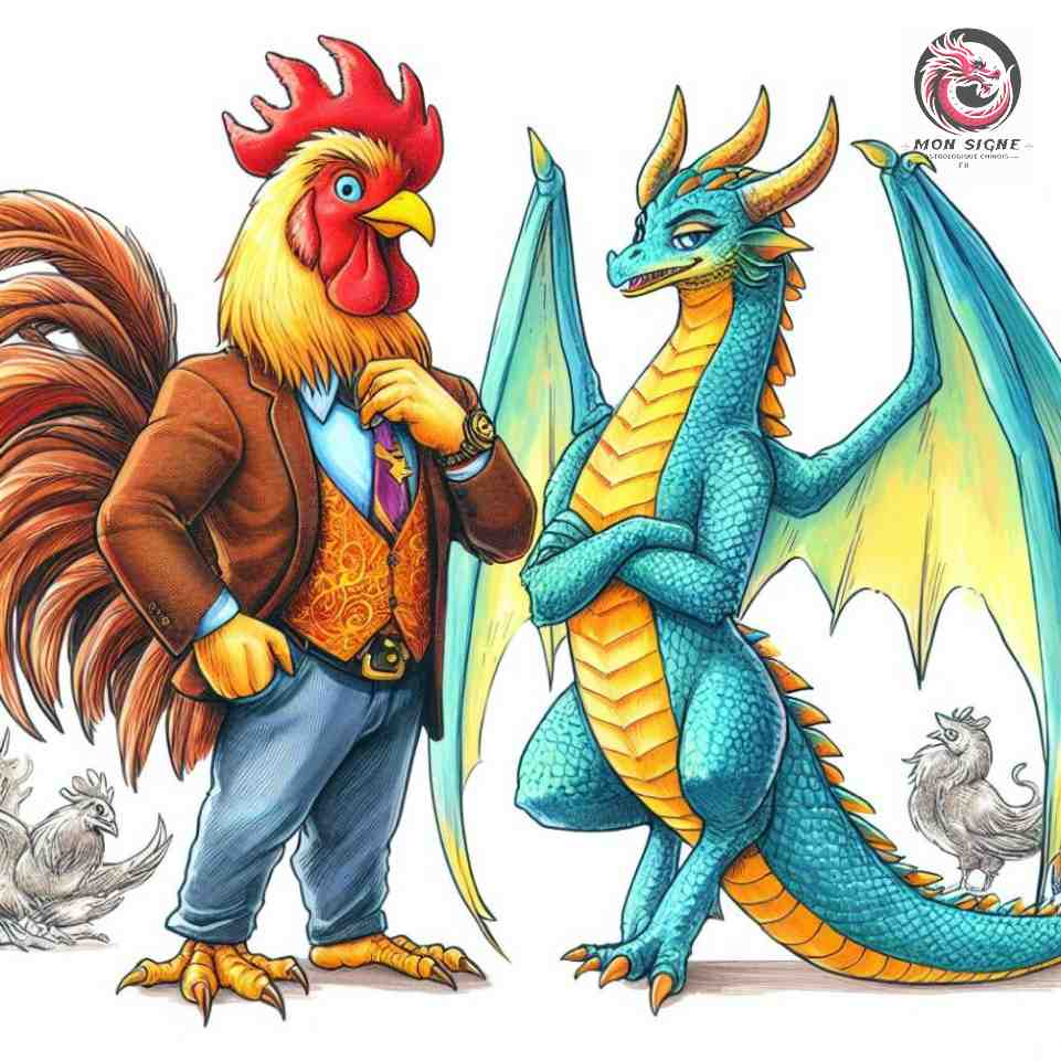 Compatibilité Homme Coq et Femme Dragon
