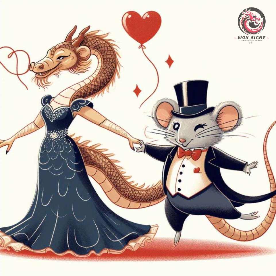 Compatibilité Homme Rat et Femme Dragon