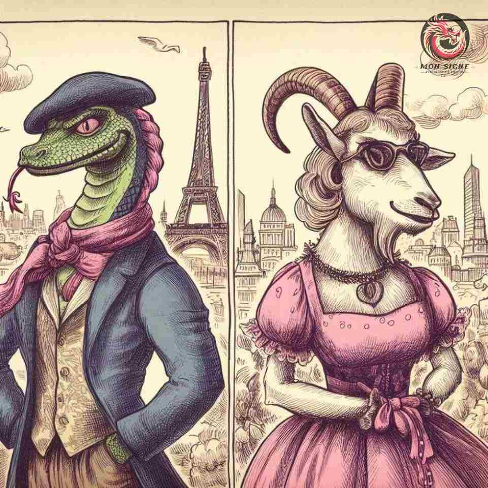 Compatibilité Homme Serpent et Femme Chèvre