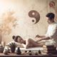 La-medecine-traditionnelle-chinoise-praticien-en-medecine-traditionnelle-chinoise-effectue-delicatement-une-seance-dacupuncture
