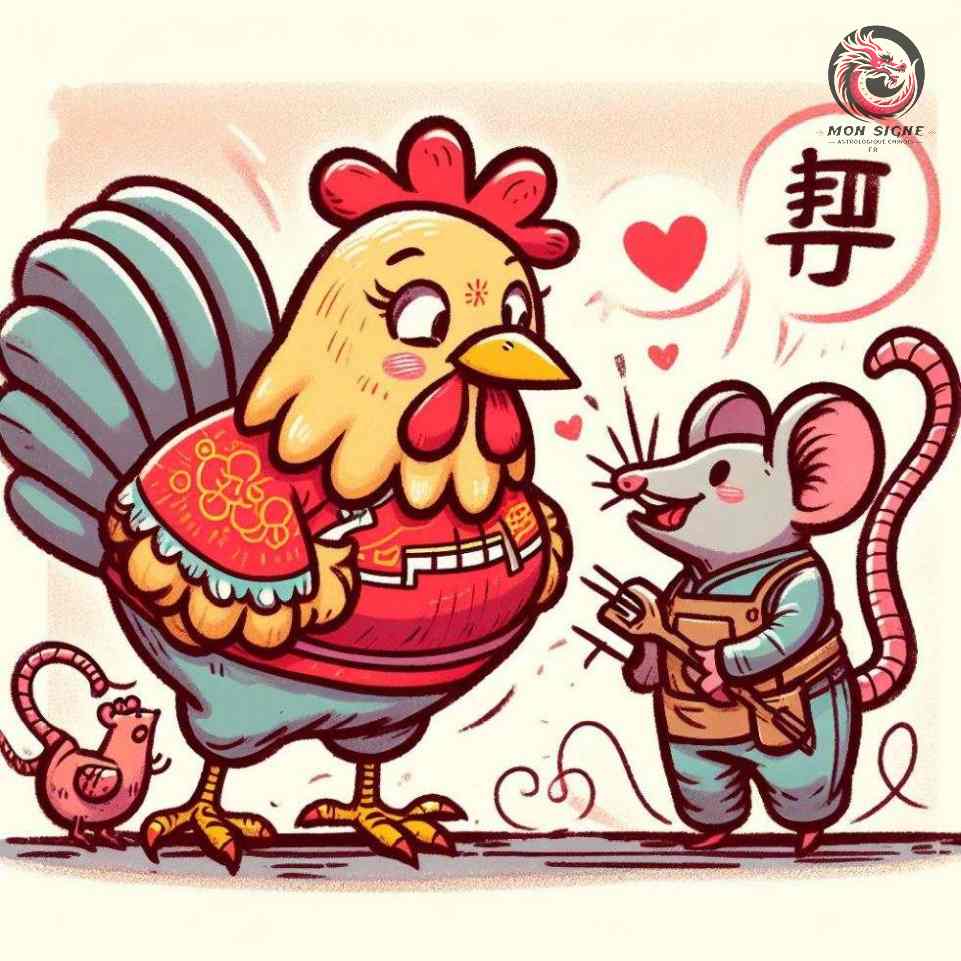 Compatibilité Homme Rat et Femme Coq