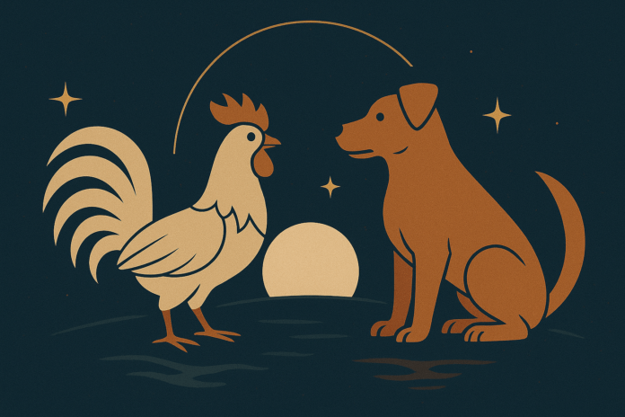 compatibilité signes astrologiques chinois Coq & Chien