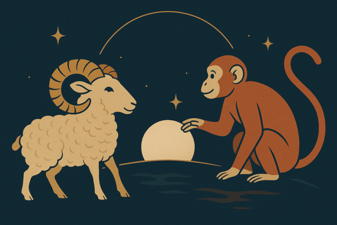 compatibilité signes astrologiques chinois Mouton & Singe