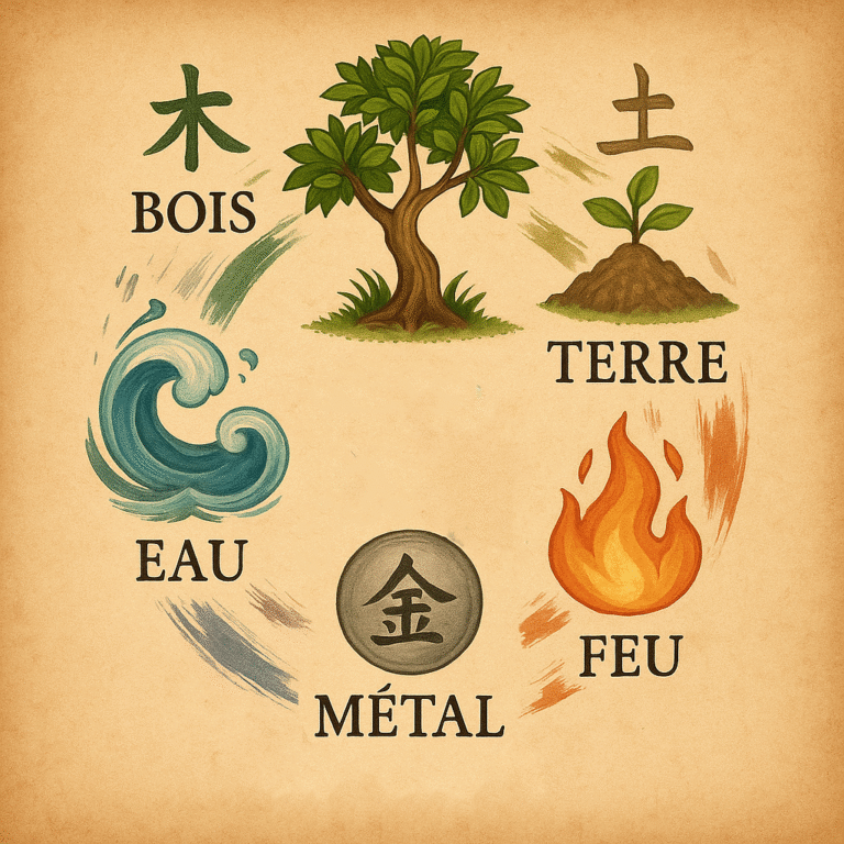 Ton Élément Chinois : Bois, Feu, Terre, Métal ou Eau Ton Élément Chinois : Bois, Feu, Terre, Métal ou Eau