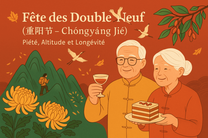 Fête des Double Neuf (重阳节 - Chóngyáng Jié) Piété, Altitude et Longévité