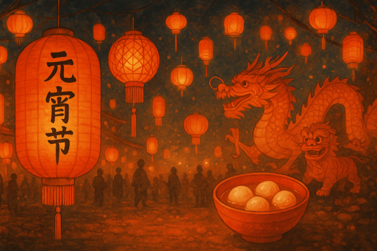 La Fête des Lanternes (元宵节 – Yuánxiāo Jié)